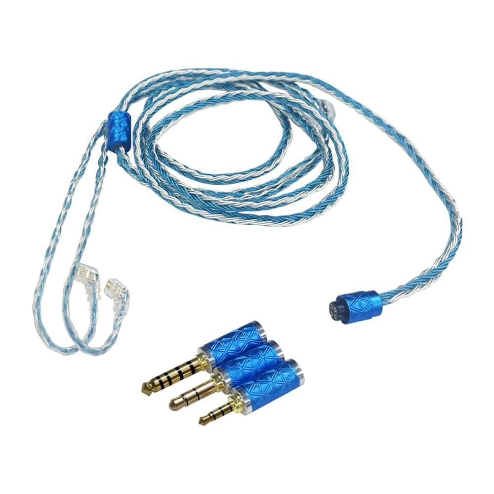 Amazon.com: CCA ND D3 IEM Cable 2-Pin, 16-Strand Silver Plated