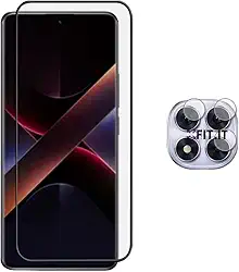 Película 5D Cerâmica para Xiaomi Poco X3 X4 X5 X6 X7 Pro + Película Câmera Vidro (POCO X7)