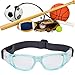 HERCHR Children Goggles, Anti Fog Adjustable Football Cycling Safe Training Glasses Accessory high Definition Safety Goggles for Outdoors Basketball Sports (Blue)