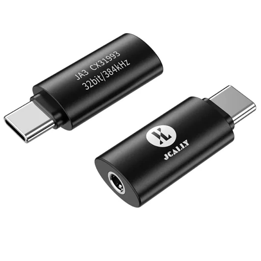 Jcally JA3 Type C Male to 3.5MM Female Headphone Mini Portable DAC