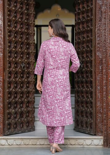 Image of Women Printed Rayon Coord Set for Casual, Office wear|3 /4th Sleeves