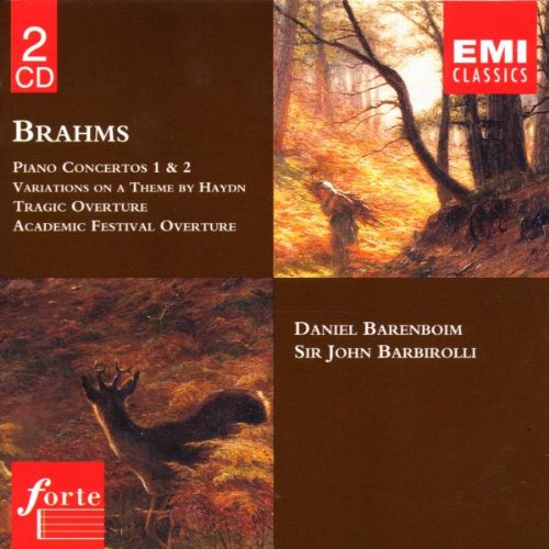 Con Pno 1/2/Ovt Tragic/Ovt Acad [Audio CD] Brahms, J.