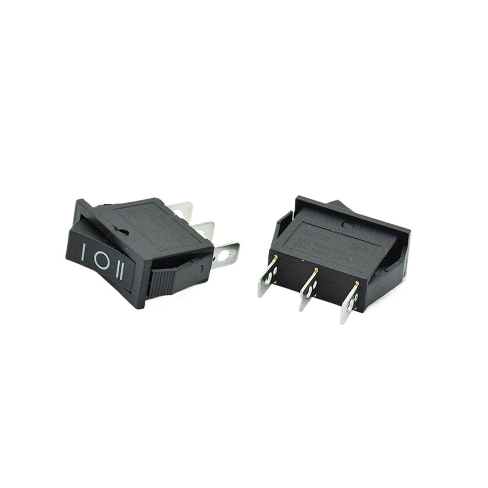 Interrupteur marine KCD3 triple position 20A pour double circuit électrique