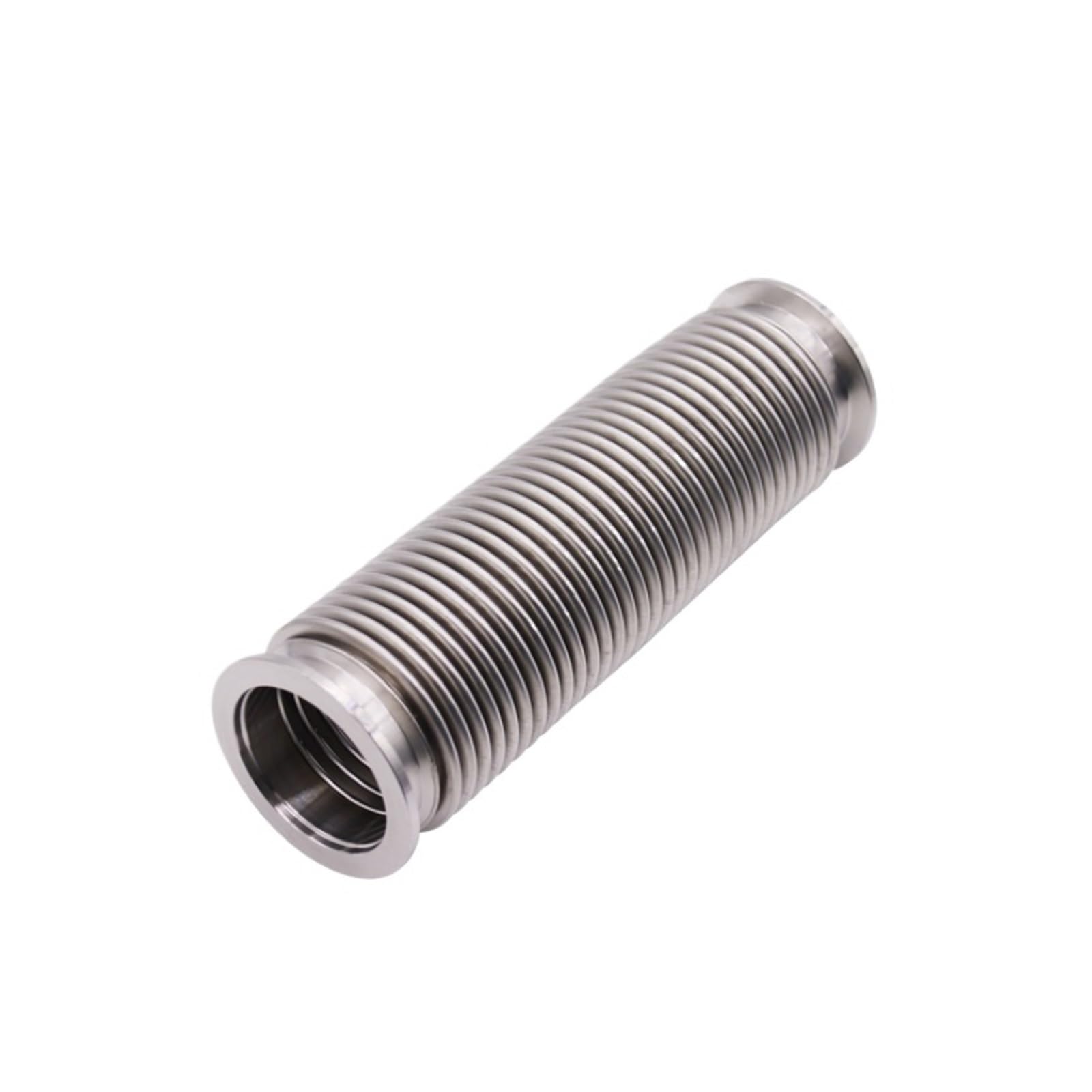 BHBHCPZGR Length 100mm KF40 Vacuum Corrugated Bellows 304 Stainless Steel Hose Flexible Pipe Tube Hard Bellows