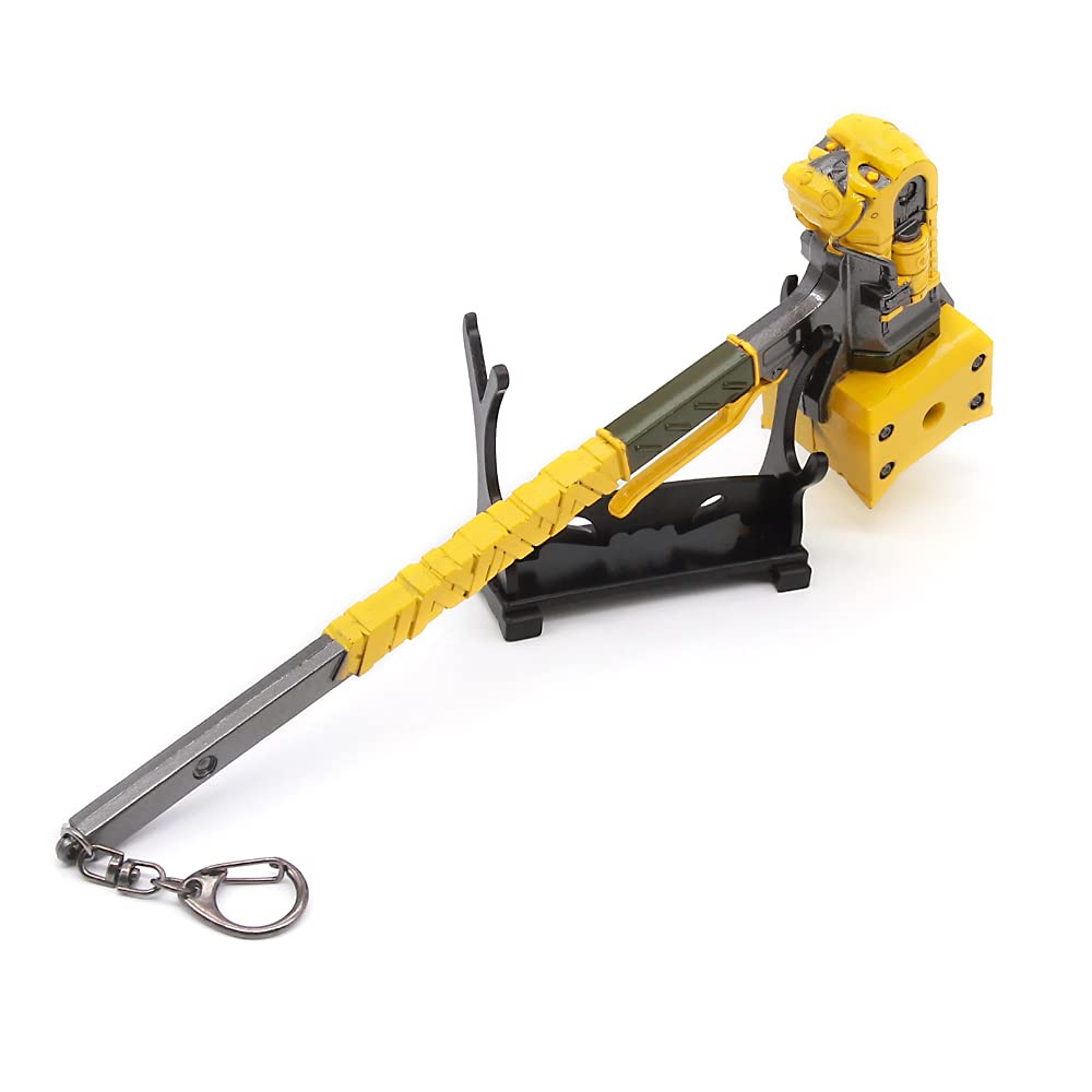 LONGHE APEX Legends Games 8.7inch Caustic Hammer Heirloom Metal Weapons Keychain Model Toys Collection Gift (AP-22chuizi)