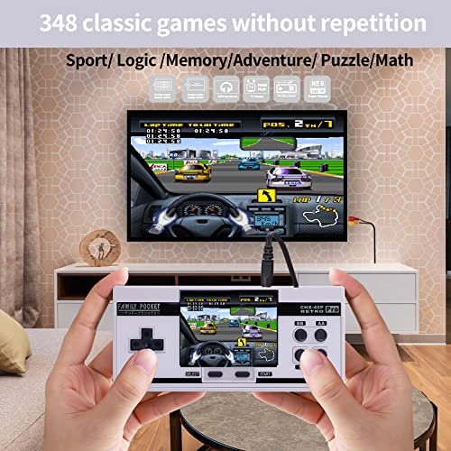 Handheld Game For Kids Built-In 348 Hd Classic Retro Video Games Usb Rechargeable 3.0 Inch Childrens Travel Electronics Toys Portable Game Player Gift For Boys And Girls Ages 4-8-12 #TOP1