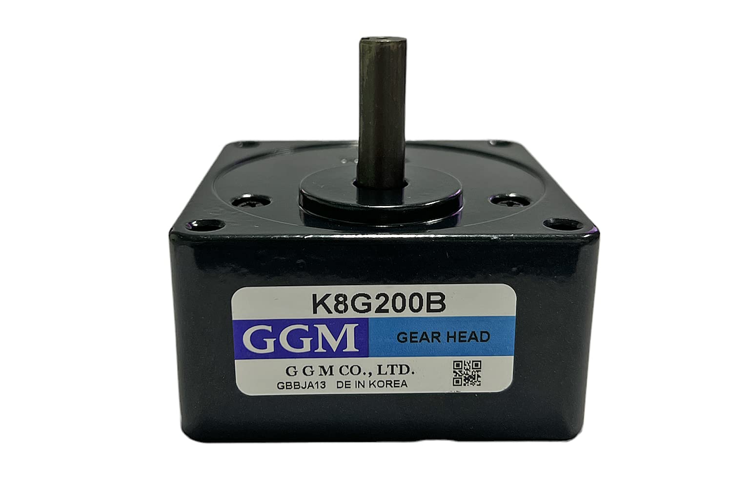 eRicambi, Gruppo Riduttore Motoriduttori a Induzione per Stufe e Pellet GGM K8G200B, con Cuscinetti a Sfera, Flangia 80x80 (mm), Diametro Albero 10 (mm), Velocità 6 RPM, Rotazione Oraria/Antioraria