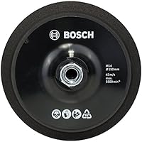 Bosch 2 608 612 027 - Plato de goma M 14, Ø 150 mm, con velcro - M 14, Ø 150 mm (pack de 1)