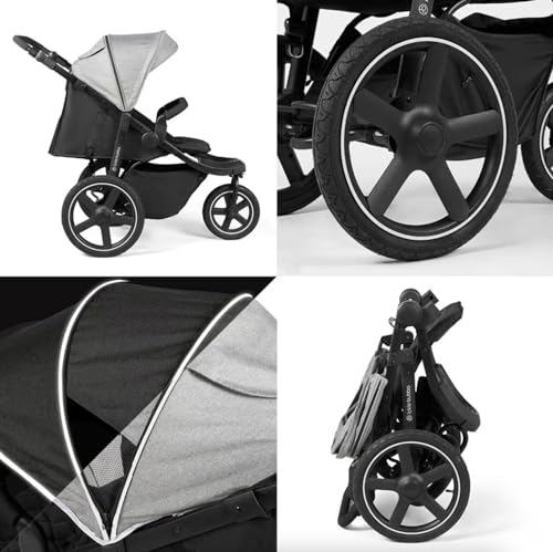 Ickle Bubba Venus Max Jogger Kinderwagen, Space Grey – Bild 5
