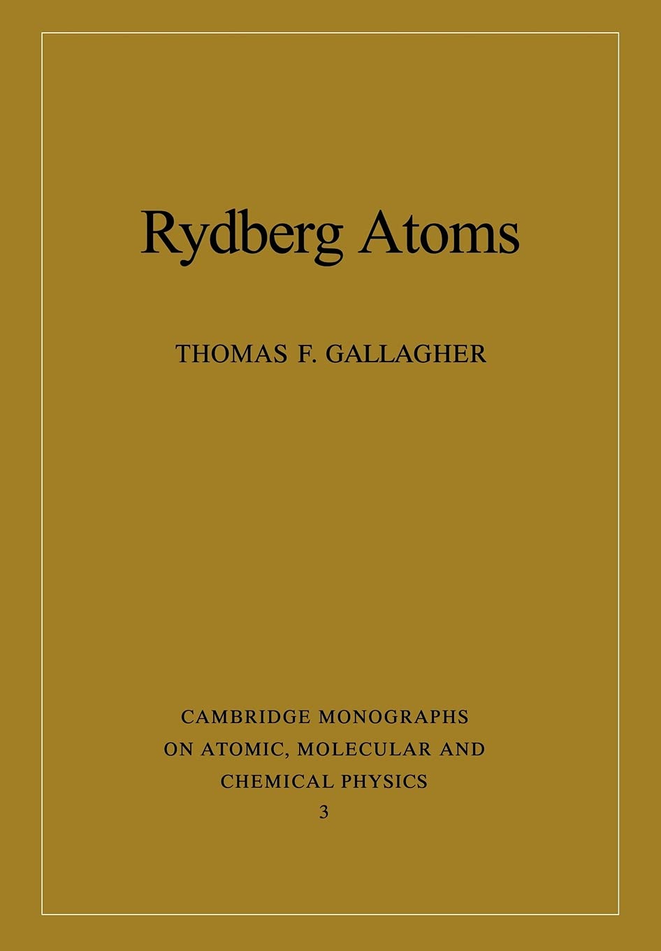 Rydberg Atoms Gallagher Paperback Cambridge University Press 9780521021661