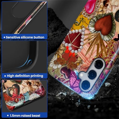 Coque Samsung S23 FE esthétique collage preppy finition rigide premium - 3