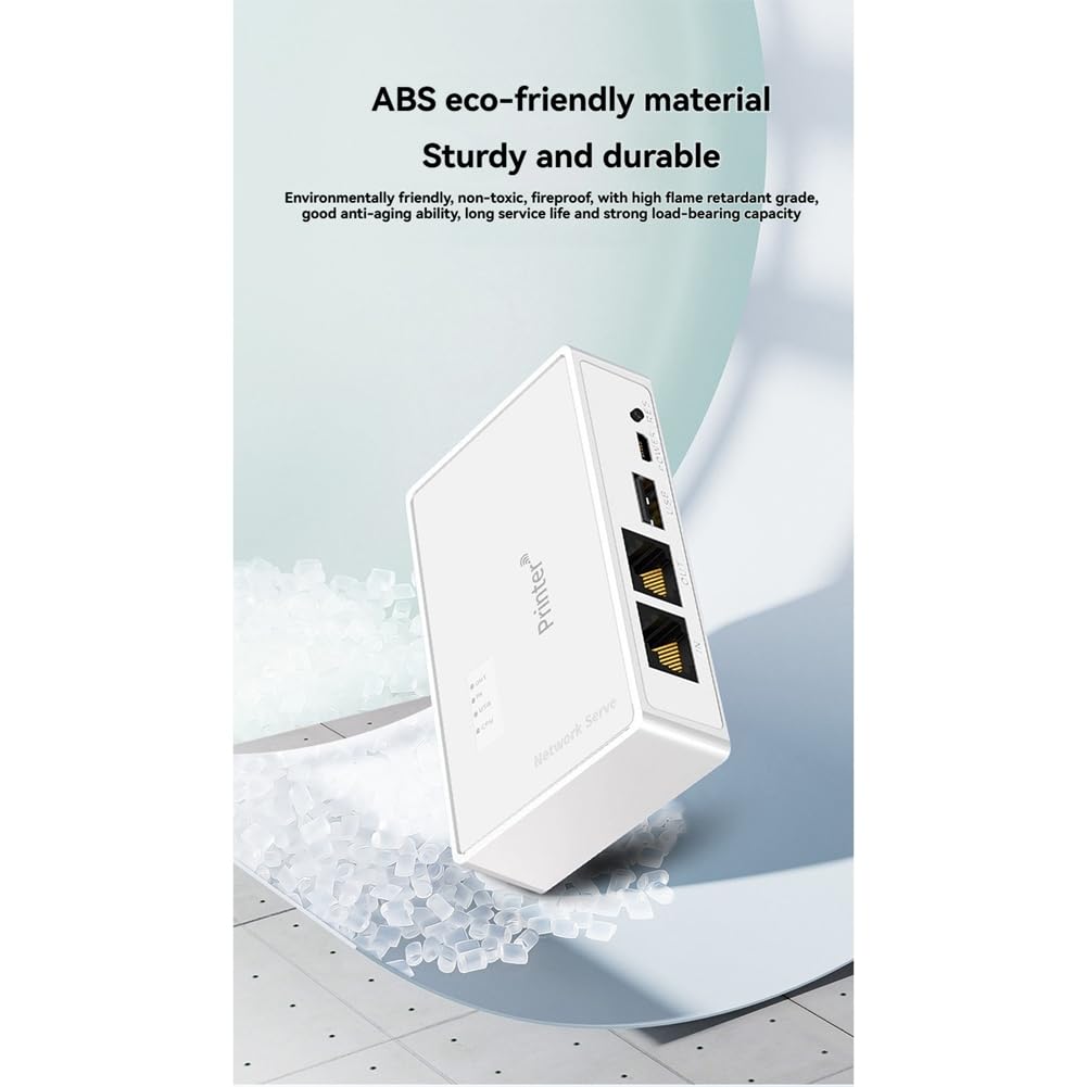 Serveur d'imprimante réseau USB sans fil RJ45 Partage d'impression