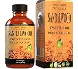 Sandalwood Essential Oil (1 oz), Premium Therapeutic Grade, 100% Pure and Natural, Perfect for Aromatherapy, Diffuser, DIY by Mary Tylor Naturals