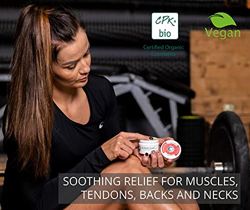 Annabis ACTIVECANN Organic Vegan Joint & Muscle Menthol Balm with Organic Hemp - Relief & Recovery for Neck, Shoulders, Elbows, Back, Knees, Ankles, Muscles, and Joints - Image 3