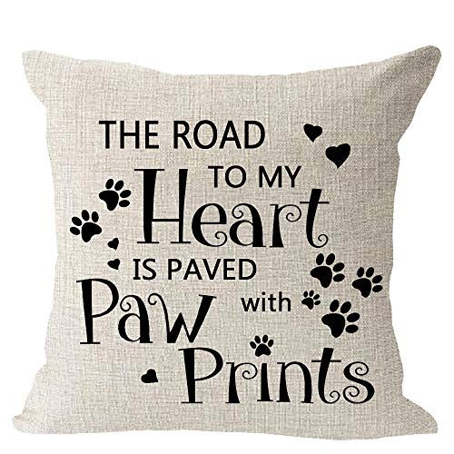 The Road to My Heart is Paved with Paw Print Friend Dog Paw