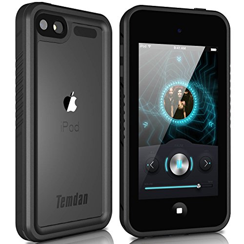 Temdan iPod Touch 5/6 IP68 Waterproof Case Biult in Screen Protector Shockproof Case