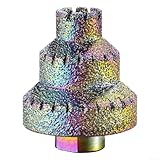 babominimer 20–35–50 mm Stufenbohrer mit gerader Rille für Holzbearbeitung, Aluminium- und Metallbleche, abgeschrägte Fasen-Bits für Fliesen und Marmorschleifen (c)