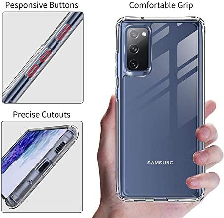 NWNK13 for Samsung Galaxy S20 Fe 4G / S20 Fe 5G Case Crystal Clear Soft TPU Gel Case Flexible Silicone Anti-Scratch Protective Transparent Shockproof TPU Bumper Cover for Samsung Galaxy S20 Fe 5G