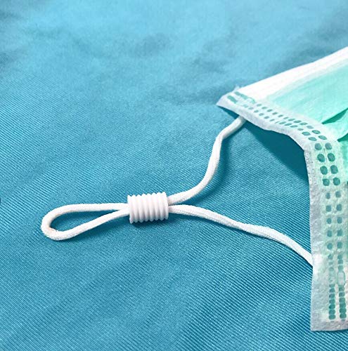 100pcs Cord Locks Silicone Toggles for Drawstrings Elastic Cord Adjuster Non Slip Stopper Free Plastic Hoist Copper Wire Needle Threader Sewing Machine DIY Cross Stitch