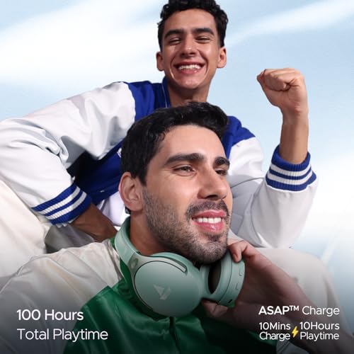 Image of boAt Rockerz 551ANC, 100HRS Battery, Hybrid ANC(~35Db), Fast Charge, Ambient Sound Mode & Dual EQ Modes, Enx Tech, Bluetooth Over Ear Headphones, Wireless Headphone with Mic (Cool Blue)