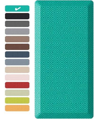 Image of Ophanie Kitchen mats for Floor, 3 /4 inch Thick, Kitchen Rugs, 20x48 Anti Fatigue Standing Cushioned Mat,Waterproof,Comfort Ergonomic mat for Office, Home,Sink with 99+ Pairs of Anti-Slip Bottom Ridges