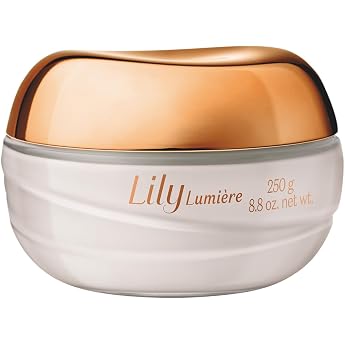 O BOTICARIO Lily Lumiere Satin Cream Hydrating Body Cream 24 Hour Fragranced Body Butter for Dry Skin 8.8 Ounce