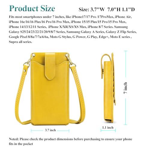 Image of Peacocktion Small Crossbody Cell Phone Purse for Women, Lightweight Mini Small Crossbody Bags for Women with Card Slots