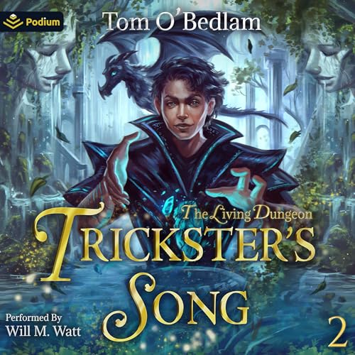 Page de couverture de The Living Dungeon: A LitRPG Portal Fantasy