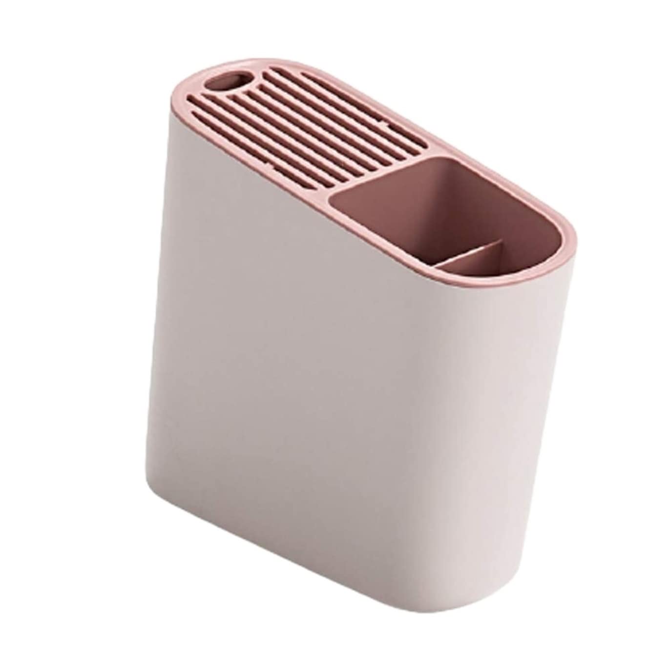 MCLIUJIA Knife Block Kitchen Storage Knife Block Multi-function Knife Holder Simple Knife Rack Household Kitchen Knife Stand Supplies Knife Holder(Pink)