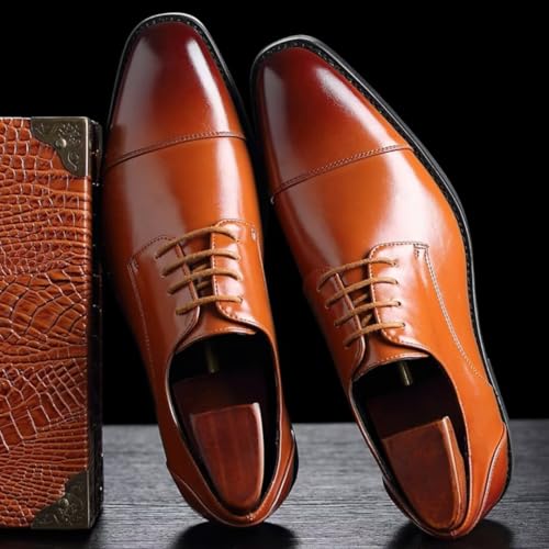 Classic Gentleman Oxfords Parker Finch, Men's Classic Gentleman Oxford Shoes Premium Leather Comfortable Breathable British Leisure Business2