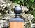 Nuvo Iron PCB03 x 3 1/2" Ball Post Cap, Black