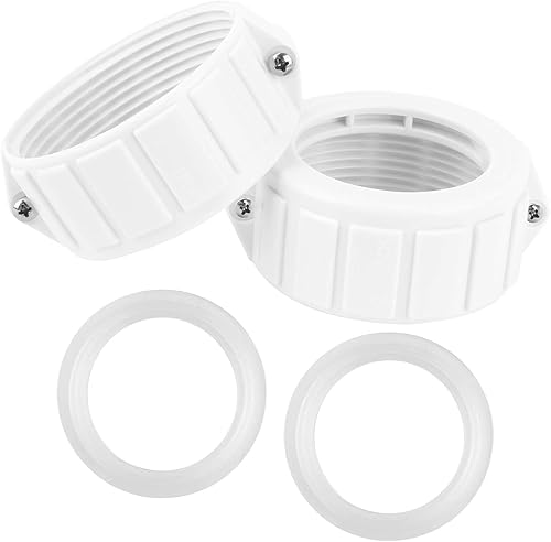 Calentador de bañera de hidromasaje de 2 pulgadas con tornillo y junta de calentador, reemplazo de tuerca dividida para Balboa Gecko (tamaño real de