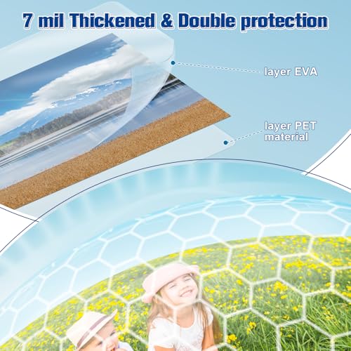 Image of 100 Pack 7 mil Thermal Laminating Pouches for Legal Size 8.5 inchx14 inch Laminating Sheets Thick Clear Plastic Paper Laminator Sheets Laminator Pouches for Documents Laminating Sheets 9x14.5in