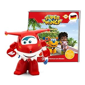 tonies Hörfigur für Toniebox, Super Wings – Schwimmende Schweinchen, Hörspiel mit 4 Geschichten für Kinder ab 4 Jahren…