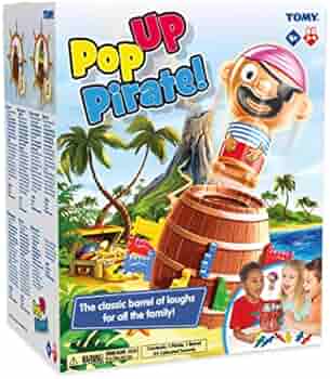 TOMY Pop Up Pirate Game - Provides Plenty of Swashbucklin' Fun on Family Game Night