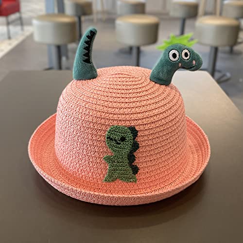 Children Hat Girls Boys Spring Autumn Outdoor Shade Cartoon Dinosaur Hat Fisherman Hat Kiddie Cap3