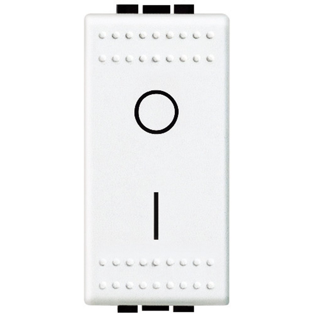 BTicino Interruttore bipolare serie Lining Light bianco 2P 16A