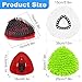 Hezane 4PCS Mop Heads Replacements for OCedar, 1PCS Scrub Brush and 1PCS Spin Mop Base Compatible with Ocedar EasyWring 1 Tank System, Dry and Wet for Cleaning All Hard-surfaced Floors