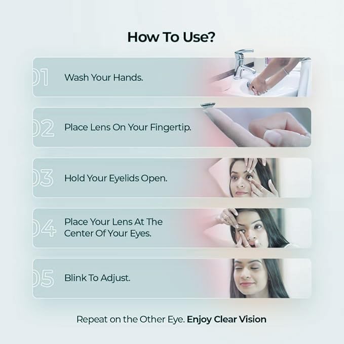 Image of Bausch & Lomb Iconnect Daily Contact Lens - Spherical | Daily Disposable | Hydrogel Material | (-5.25, Pack of 30)