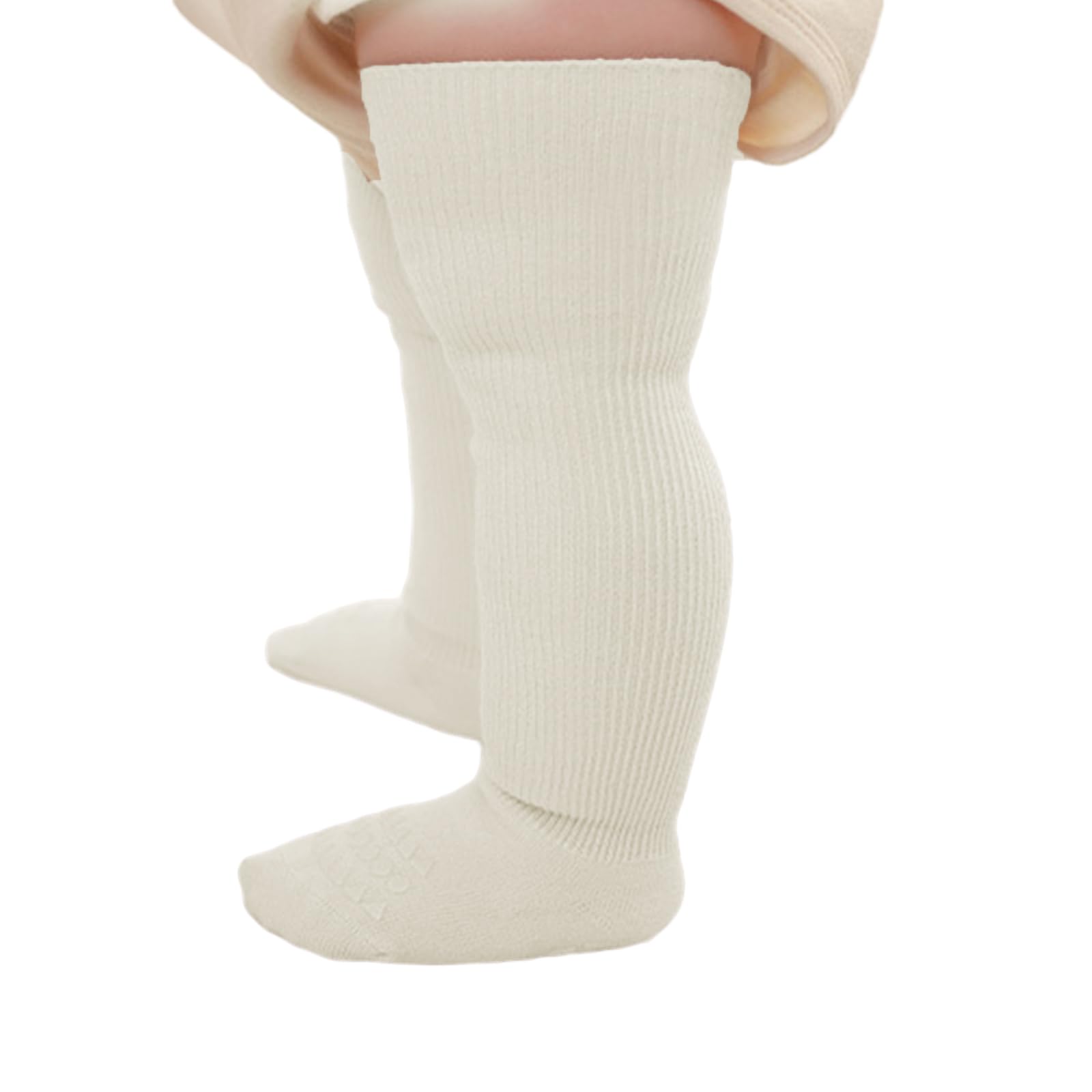 XZQYDS Baby Over The Knee Socks Floor Socks Boys Girls Unisex Antislip Spring Socks Indoor First Walker Socks for Toddler 0-3