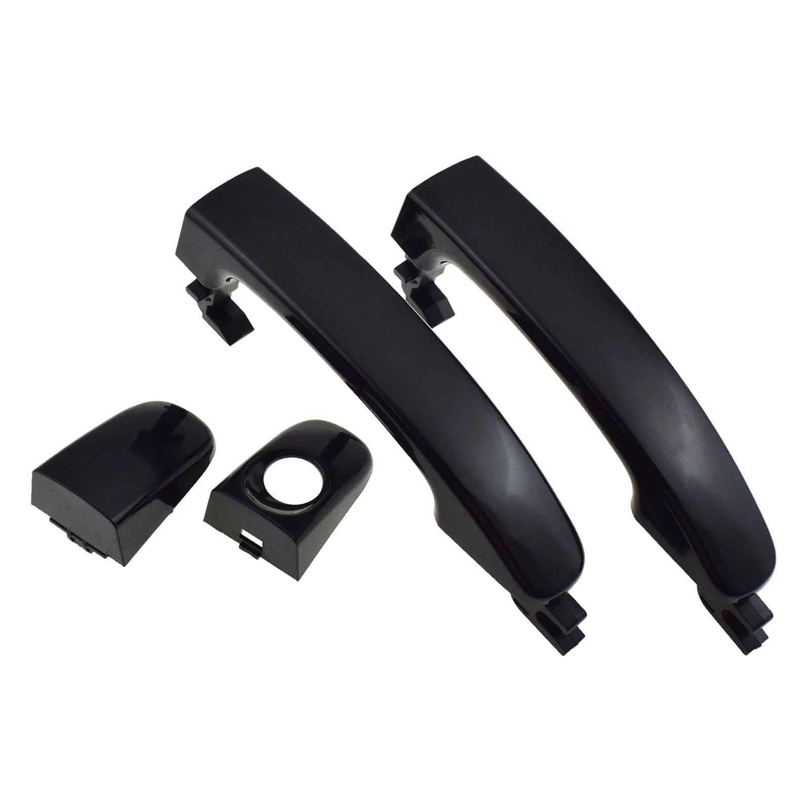 HILLAR Door Outer Handle for for Ranger for Everest T6 T7 2012-2020 Black Outside Door Handle AB39-26224A46-CB, AB3926224A46CB(Black Front Pair)