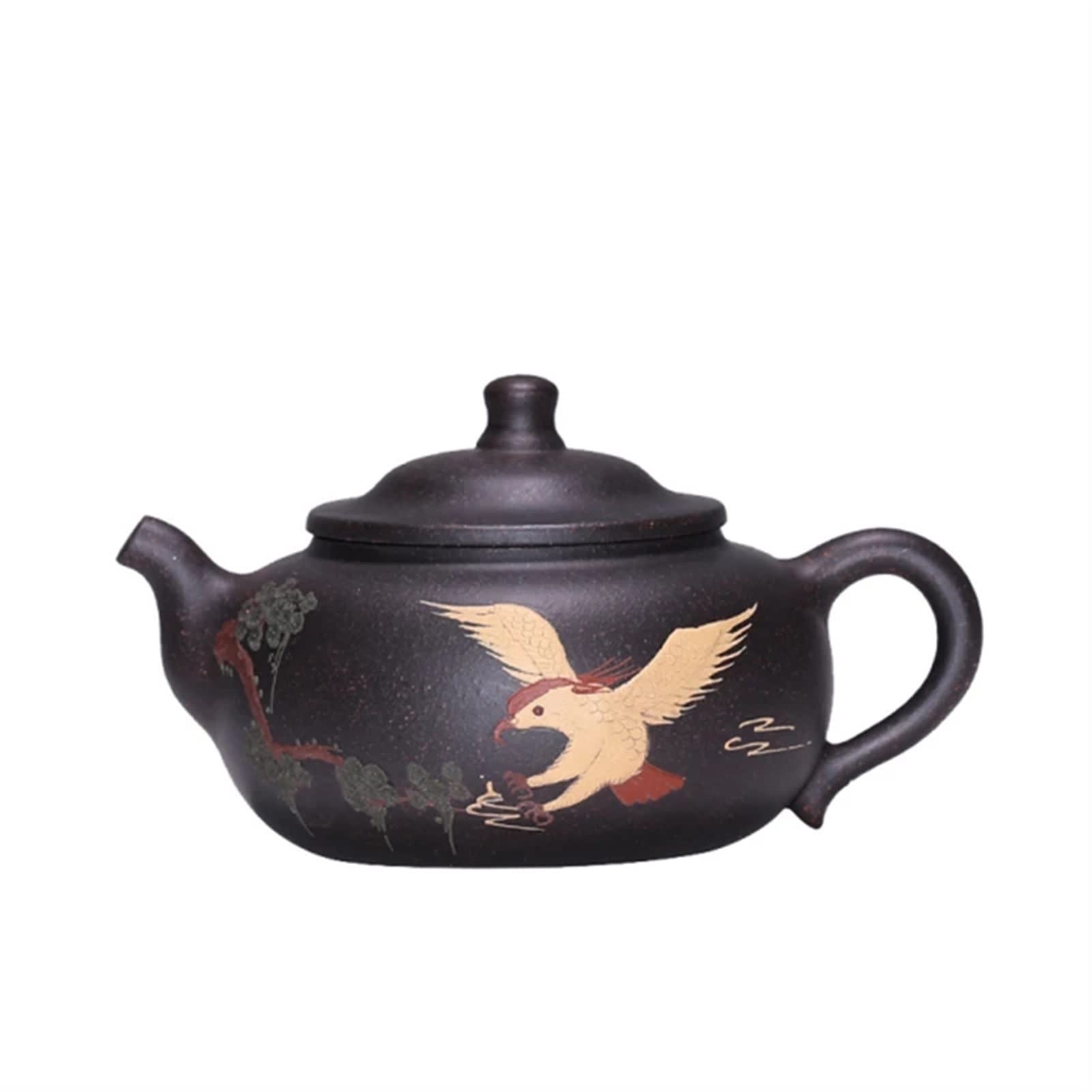 Tetera de arcilla púrpura china para ceremonias de té personalizadas en casa