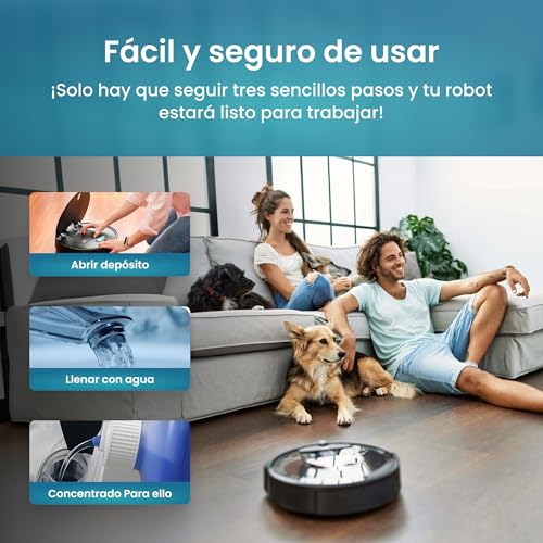 PURIVITA® Detergente Robot Aspirador [2x1L] - Liquido Robot Friegasuelos sin Rayas & Sostenible - Limpia Suelos para Robot - Adecuado para todos los Robots Aspiradores & Fregasuelos - Limpiar Suelos - imagen 5