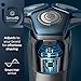 Philips Norelco Shaver 7100, Rechargeable Wet & Dry Electric Shaver with SenseIQ Technology and Pop-up Trimmer for Male S7788/82