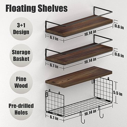 33-161in-Bathroom-Shelves-Wall-Mounted-Over-Toilet-with-Toilet-Paper-Storage-Basket-Hooks-Hanging-Floating-Shelves-Bathroom-for-Wall-Room-Decor-Bathroom-Organizers-and-Storage-Brown 33 161in Bathroom Shelves Wall Mounted Over Toilet with Toilet Paper Storage Basket Hooks Hanging Floating Shelves Bathroom for Wall Room Decor Bathroom Organizers and Storage Brown