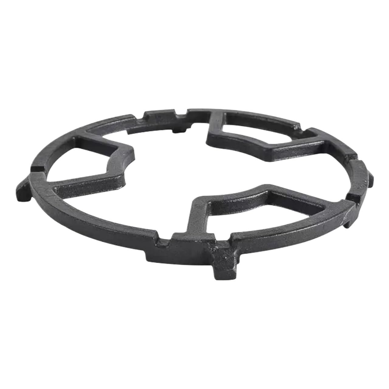 Wok Support Ring, Cast Iron Universal Non Slip Stove Trivet For Gas Hob Wok Milk Pot Holder Black