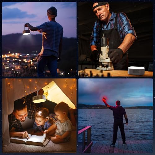 Joyeky T019 Led Camping Lantern Rechargeable, 1000 Lm Camping Lights With 4 Light Modes, 6400Mah Tent Light & Hand-Crank Charging Lantern For Emergency, Power Outages thumb #5