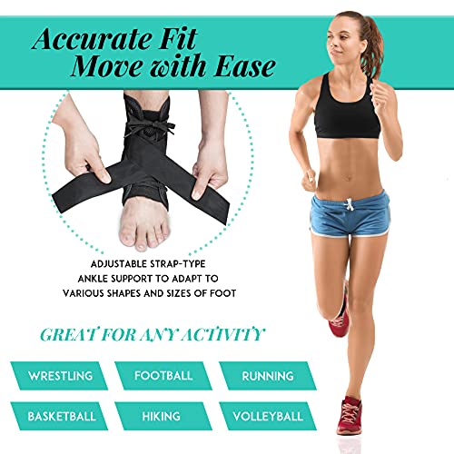2023 New Upgrade Lace Up Ankle Brace,Prevent-Injury Ankle Brace For Kids, Adjustable Ankle Stabilizer Brace For Women, Ankle Brace For Sprained Ankle, Ankle Support Braces For Volleyball,Small #TOP4