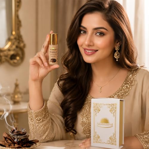 Image of Oud Mukhallat Attar | Premium Arabic Perfume Oil | Alcohol-Free Long Lasting Roll-On Ittar | Traditional Oud Fragrance for Men & Women
