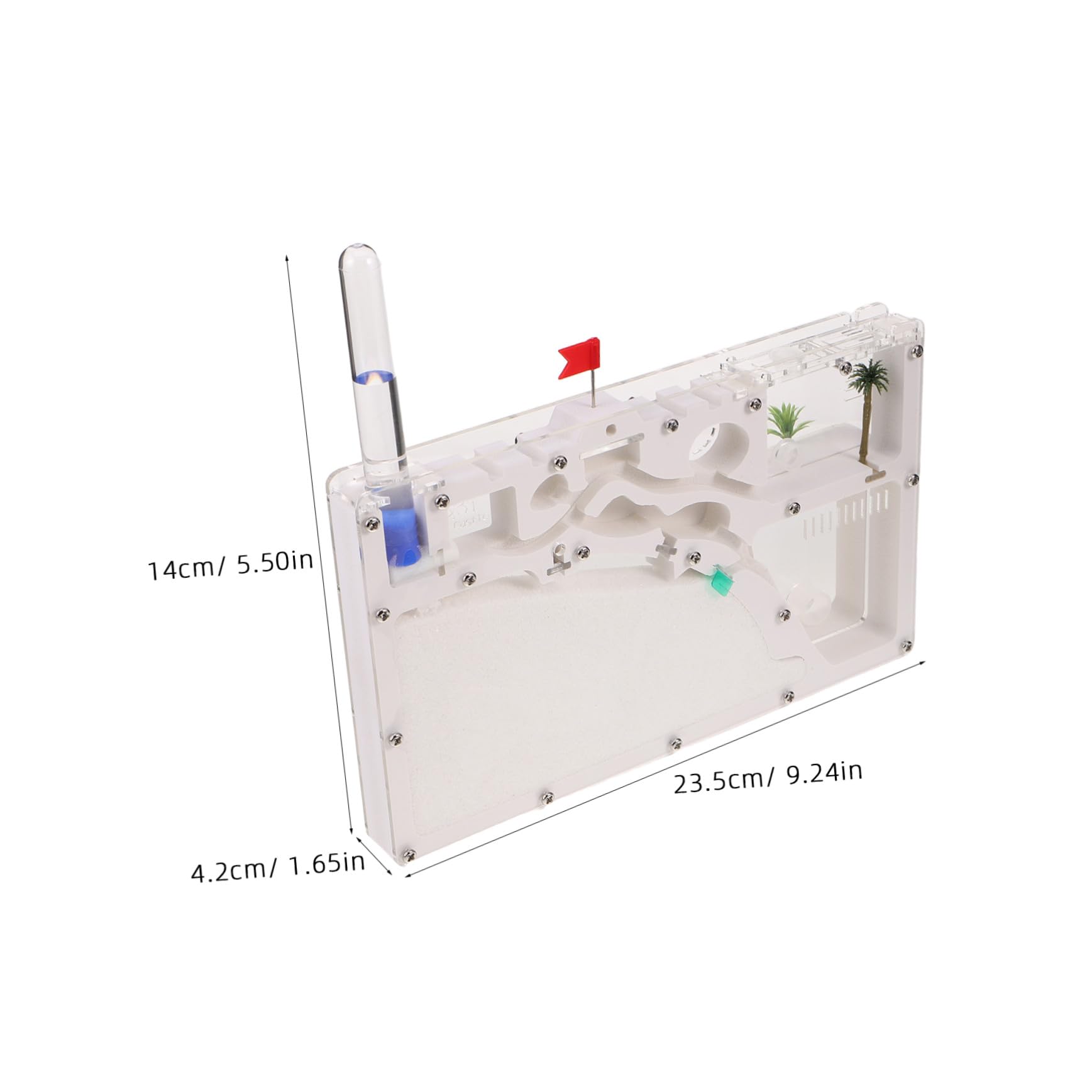 Ant Habitat Castillo Ecológico Transparente Terrario Kit para Observación y Experimentación Científica Infantil Educativo